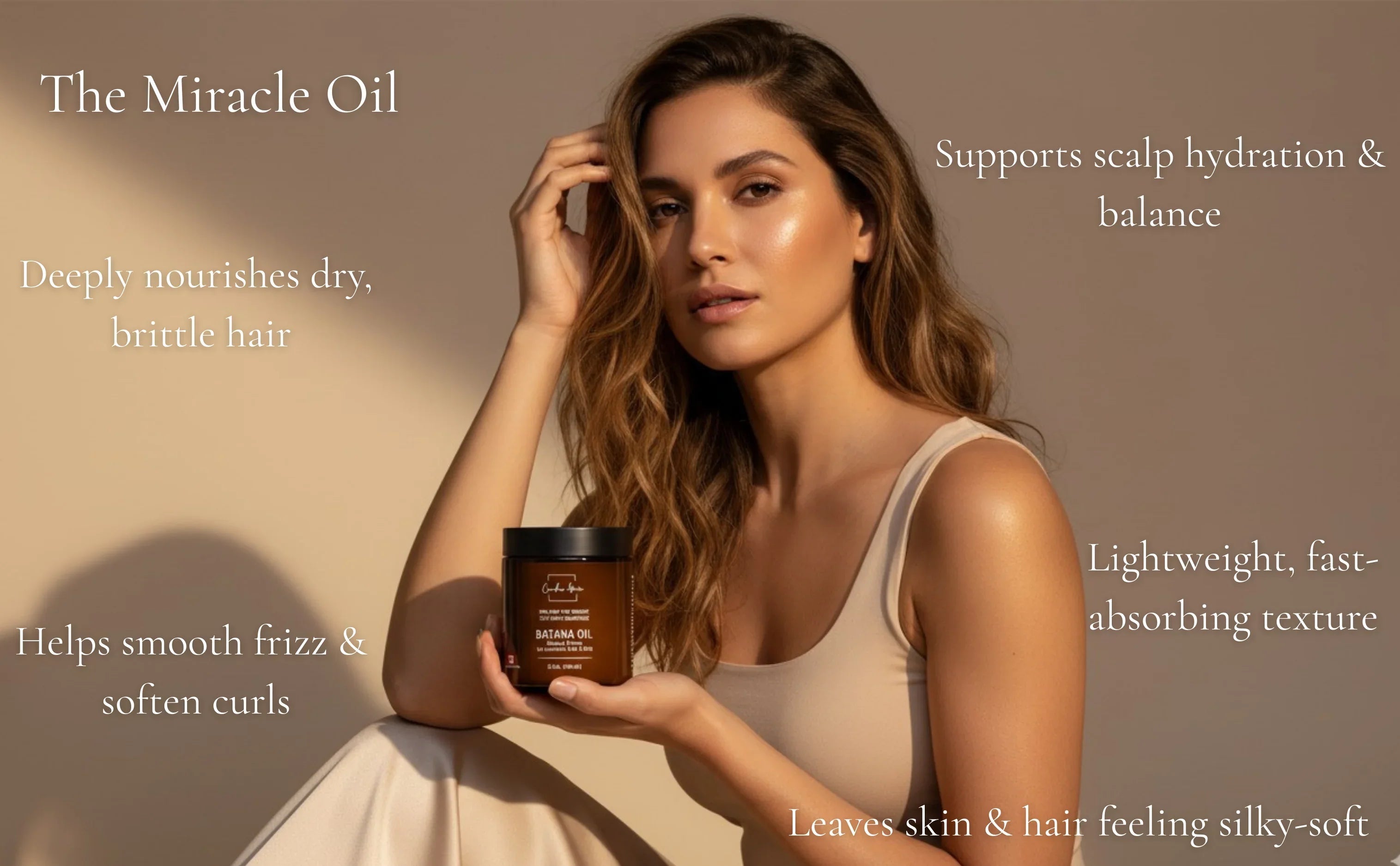 Premium 100% Raw Batana Oil — Nourish, Strengthen & Shine (3.3 oz)