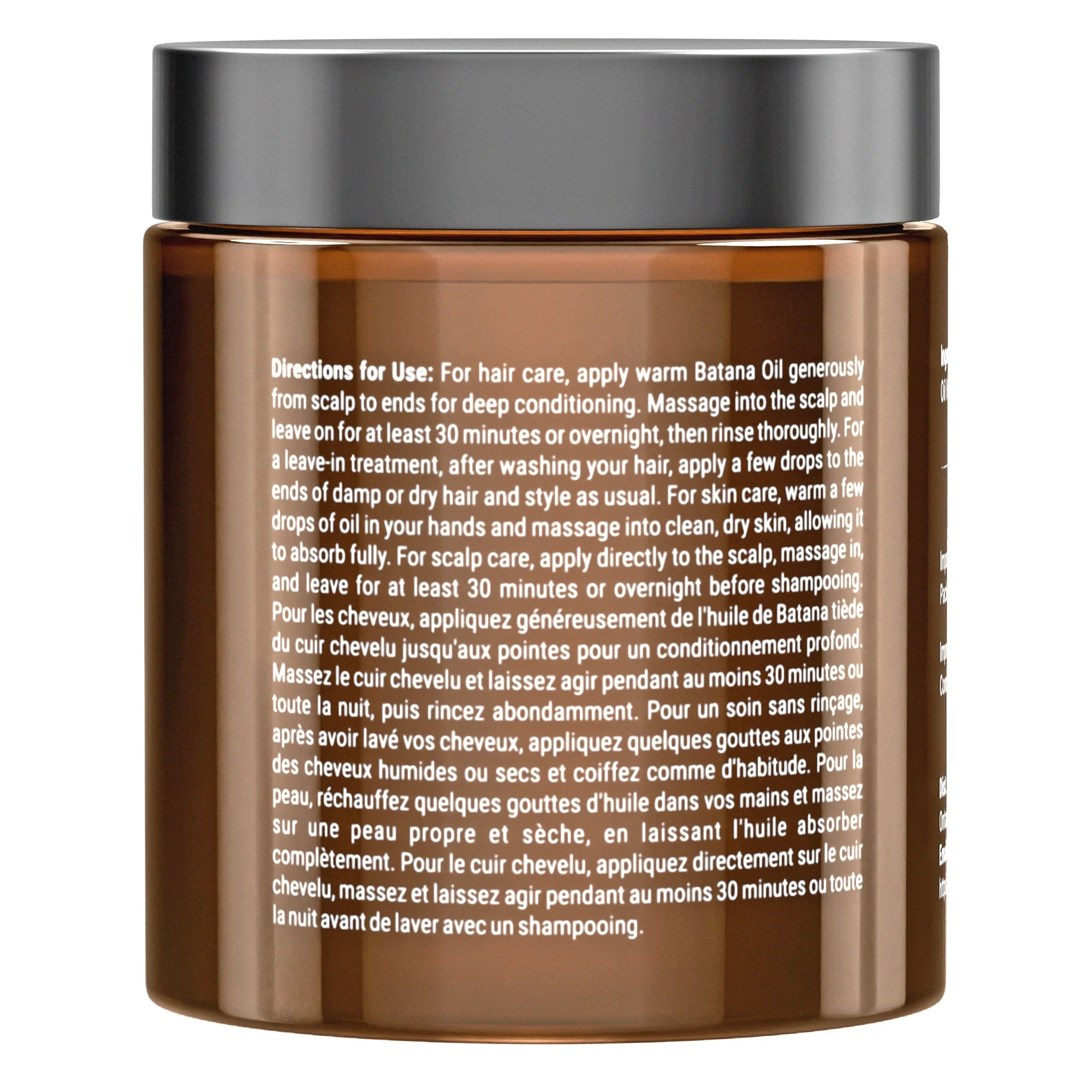 Premium 100% Raw Batana Oil — Nourish, Strengthen & Shine (3.3 oz)
