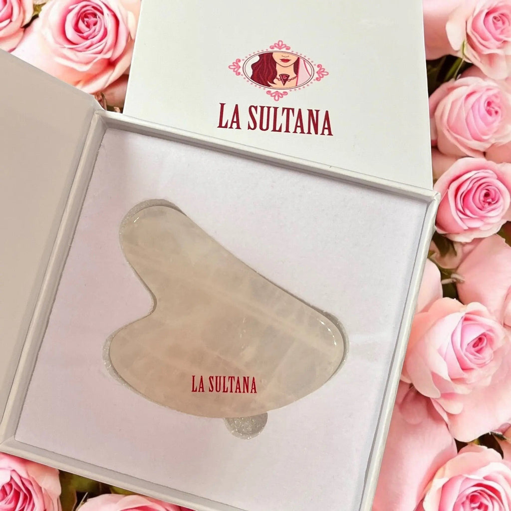 Rose Quartz Gua Sha — Sculpt, Depuff & Glow